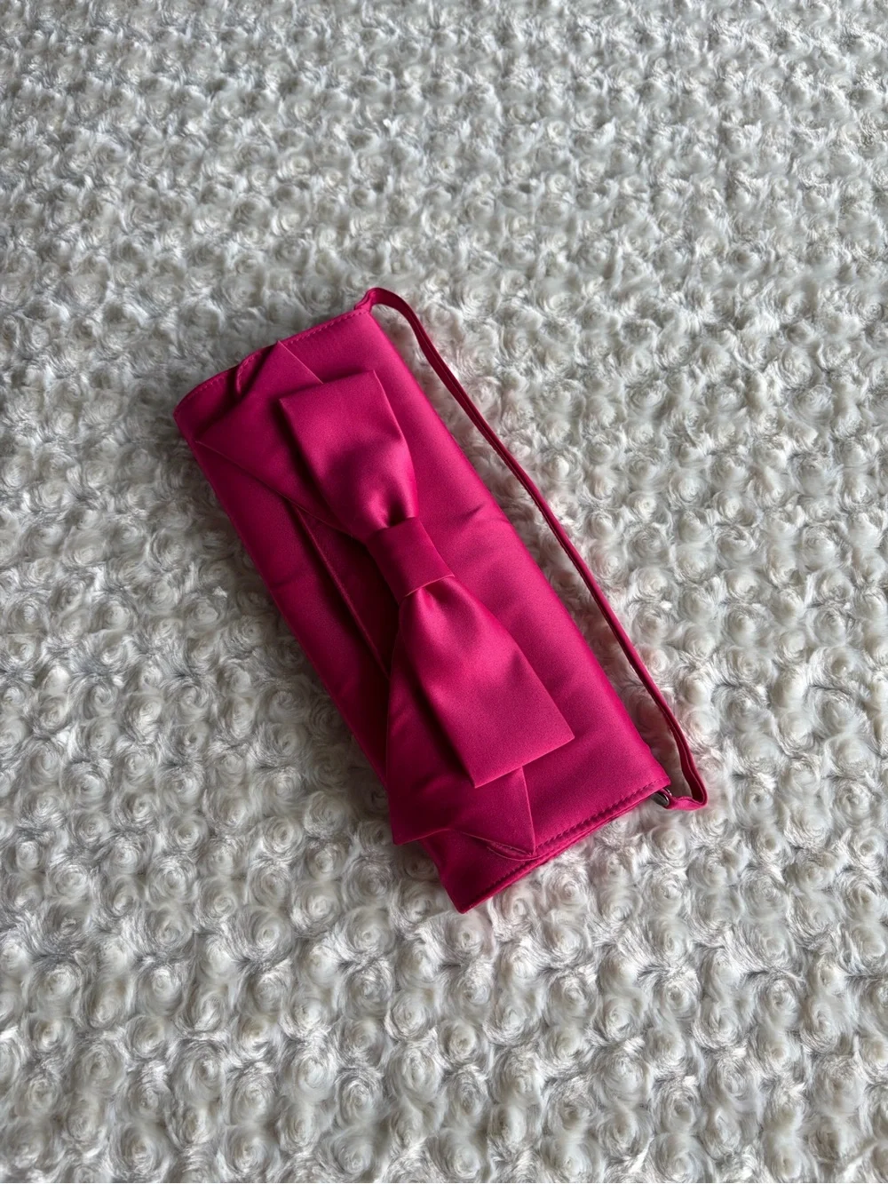 New Hollywould for Target Fuchsia Pink Bow Clutch Bag